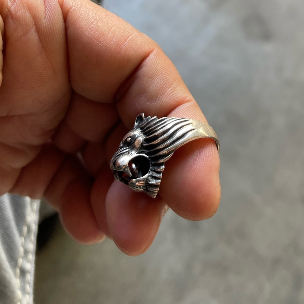 Lion Head Ring - image 4